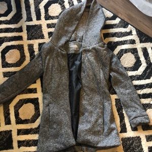 Worn heavy gray Charlotte Russe jacket